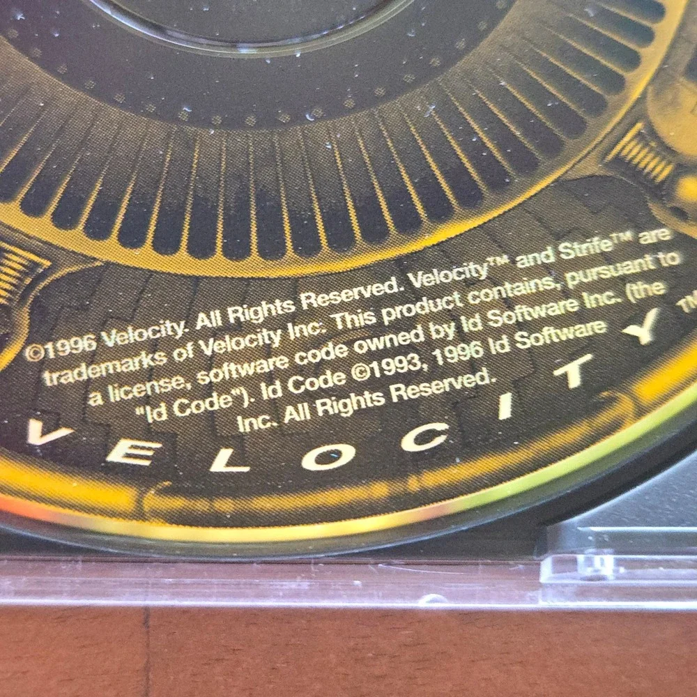 VTG Strife Quest For The Sigil PC CD ROM Game Velocity 1996 Doom Engine Manual‎